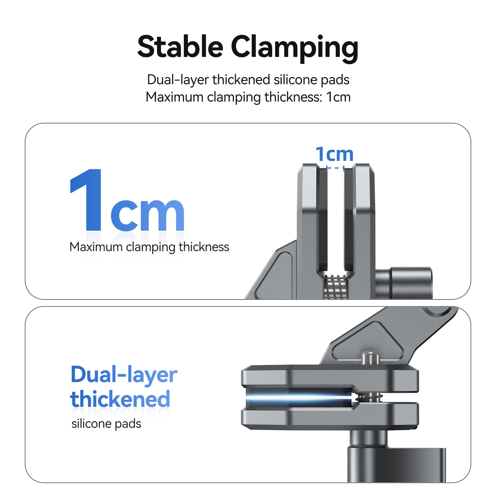 TELESIN Windshield Clamp Mount