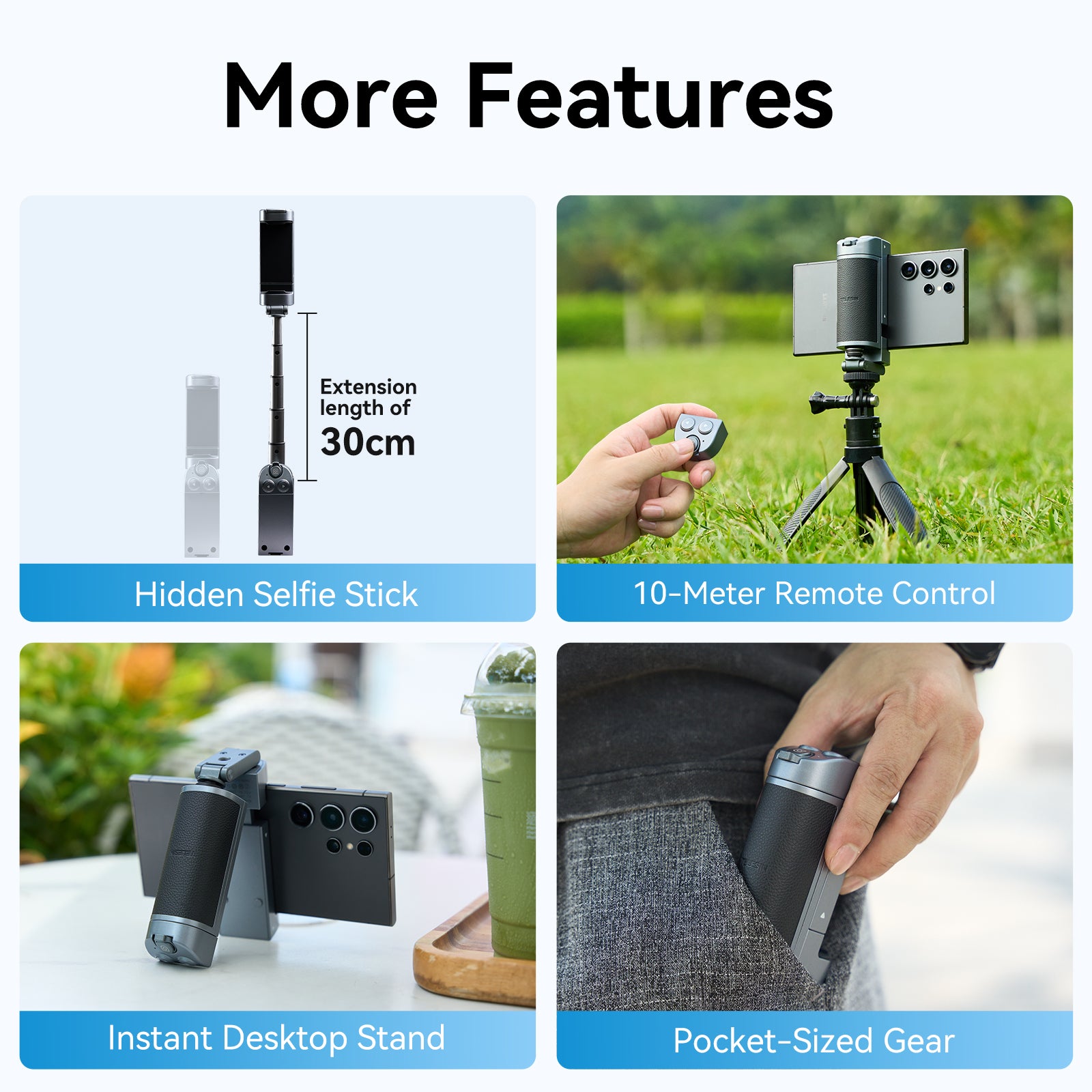 TELESIN Smart phone Camera Grip