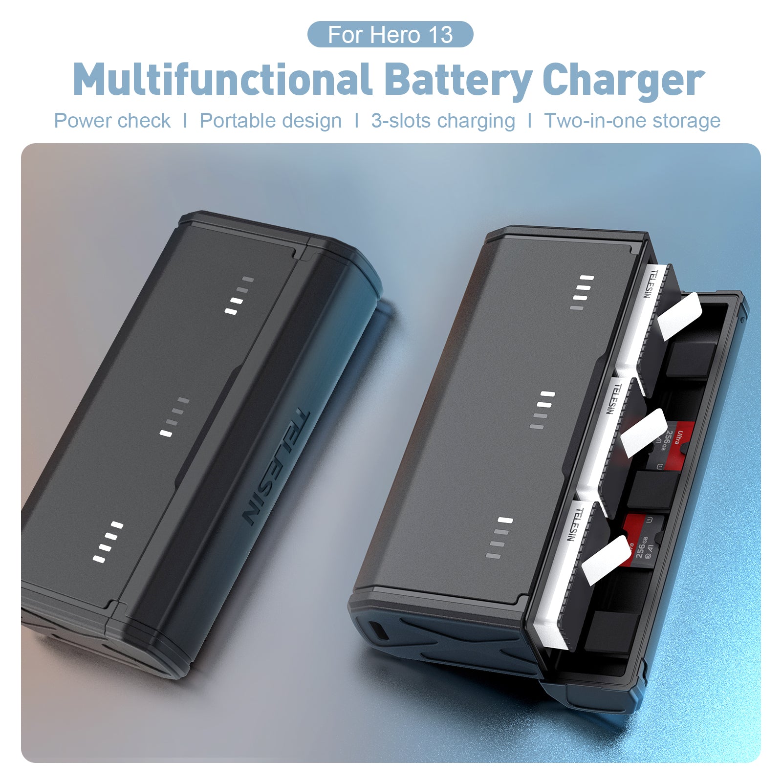 Multifunctional Battery Charger For Hero 13