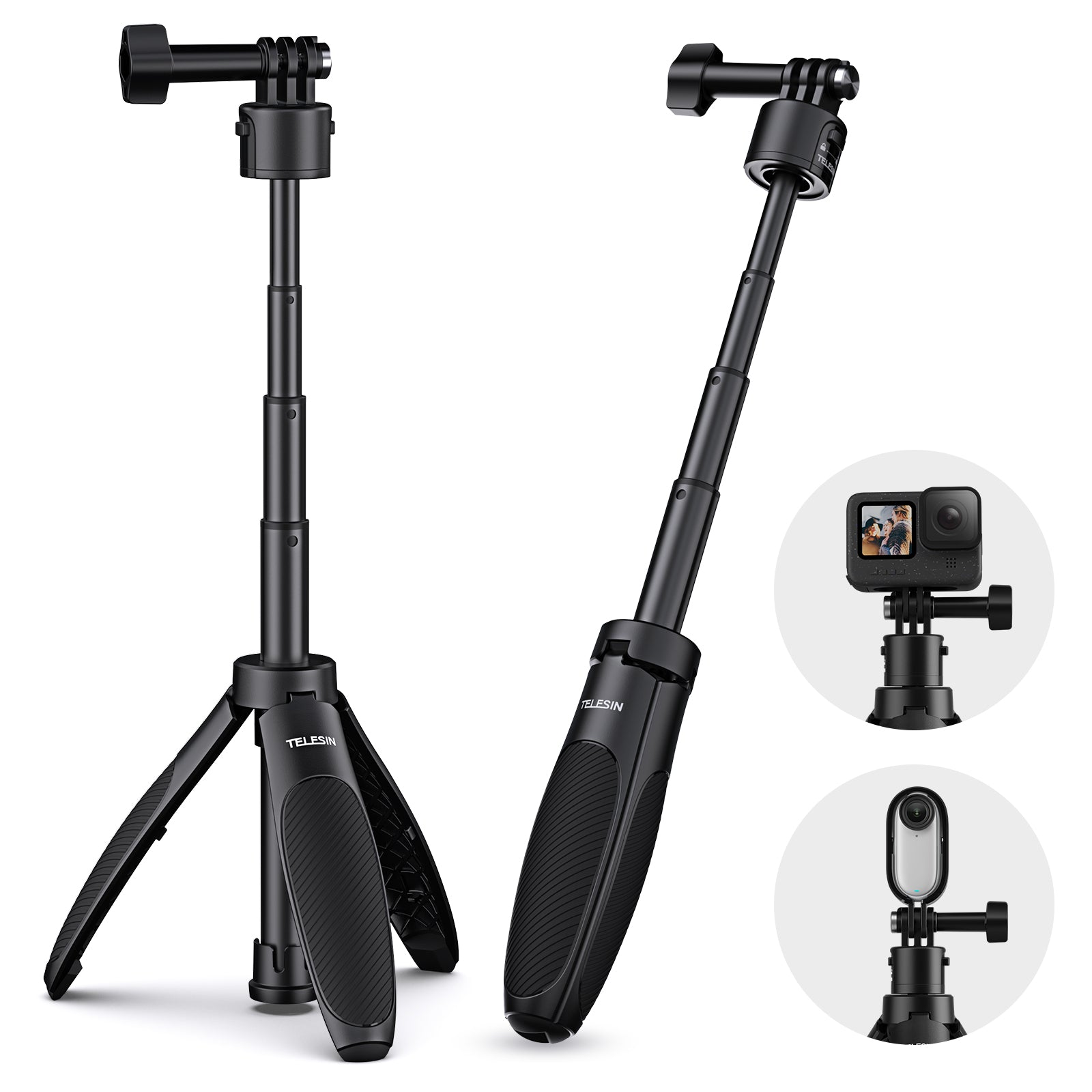 Telesin Mini Quick Release Selfie Stick