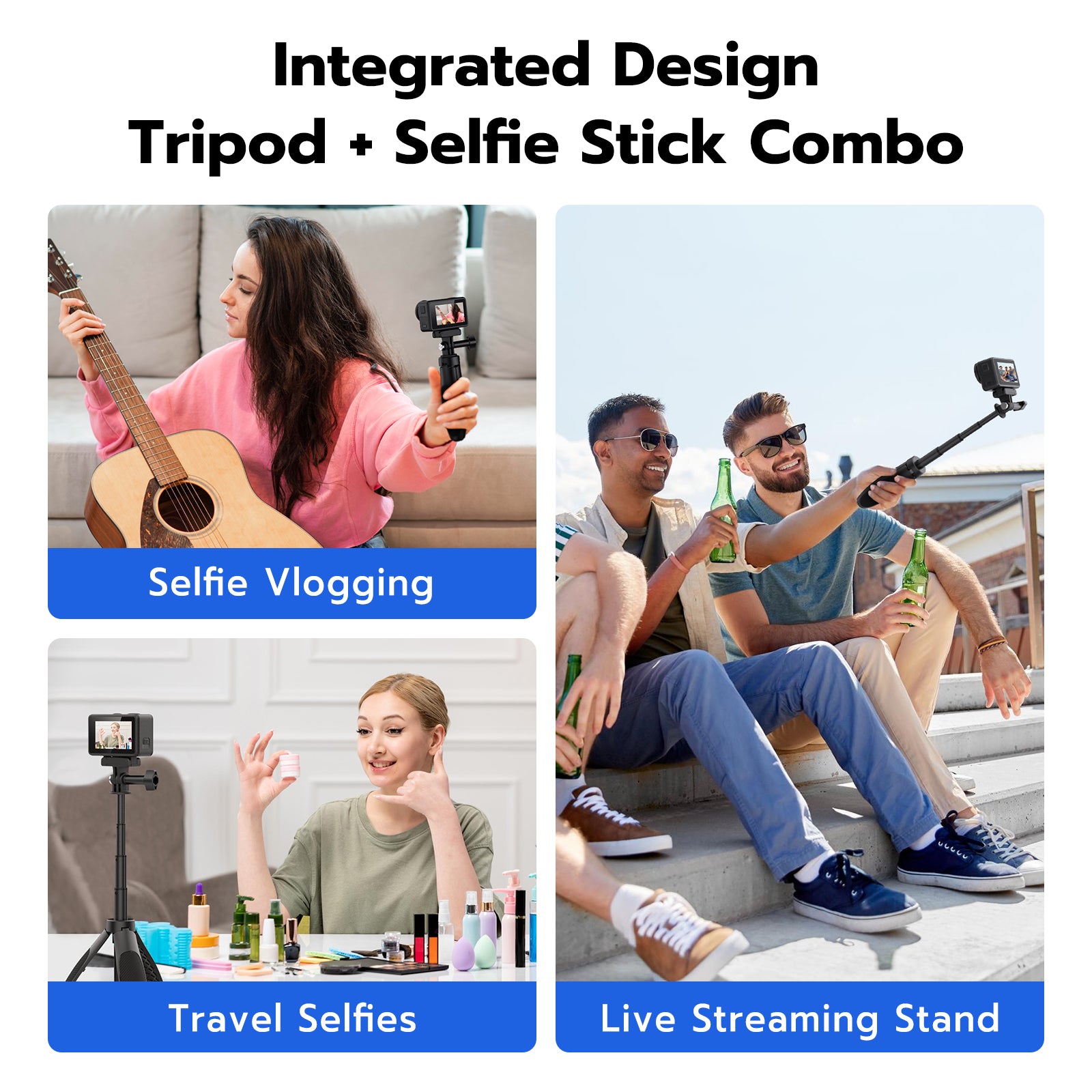 TELESIN Mini Selfie Stick 2.0