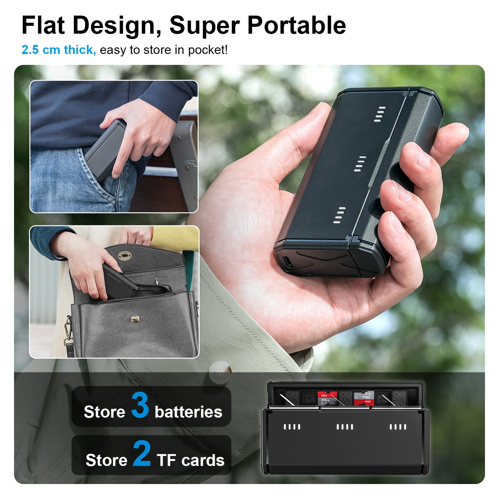 Multifunctional Battery Charger For Hero 13