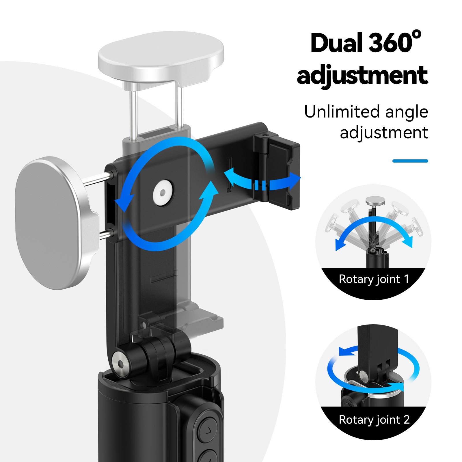 Telesin Remote Contro Travel Mount-Clamp Type