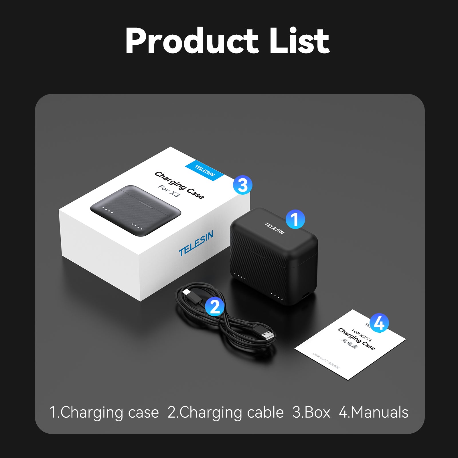 Insta360 X3 charging box