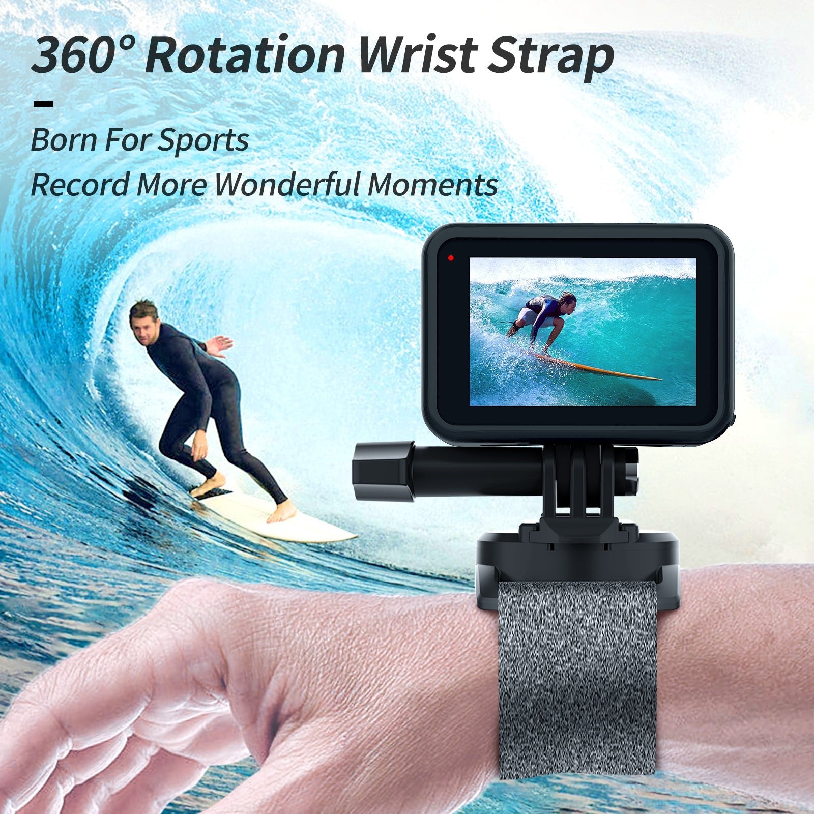 TELESIN 360 Degree Steerable Wrist Strap for Action Camera - telesinstore