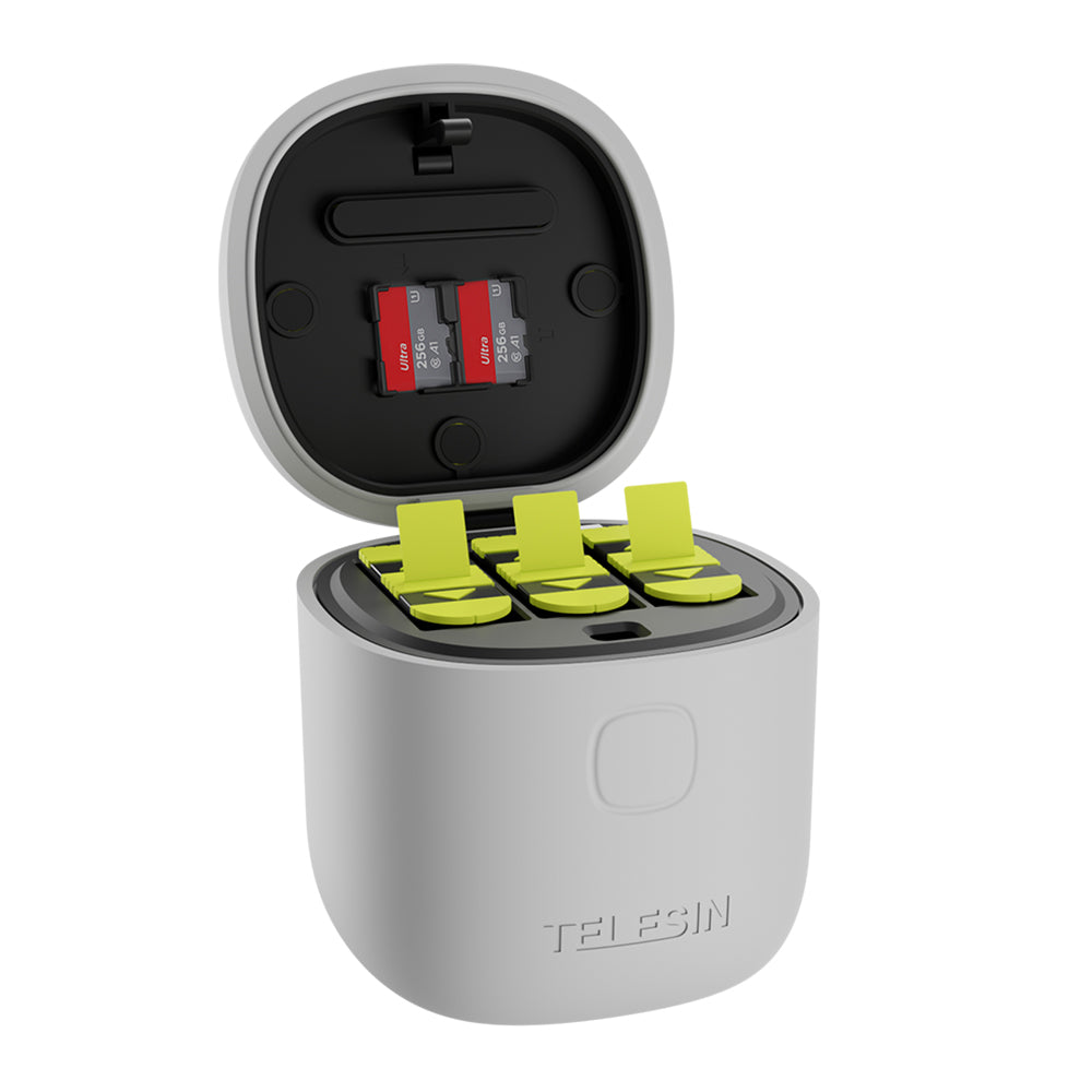 TELESIN Allin Box Portable Storage Charger for GoPro Hero 11/10/9 –  telesinstore